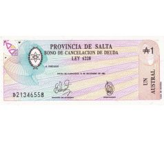 1 australes 1987-88 Argentína Salta