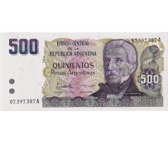 500 pesos 1984  Argentína