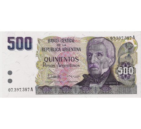 500 pesos 1984  Argentína