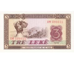 3 leke 1964-76 Albánsko