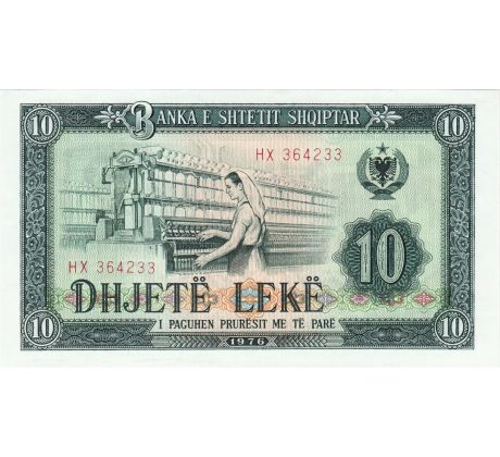 10 leke 1964-76 Albánsko
