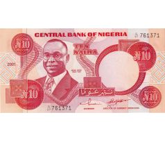 10 naira 2001-2005 Nigeria