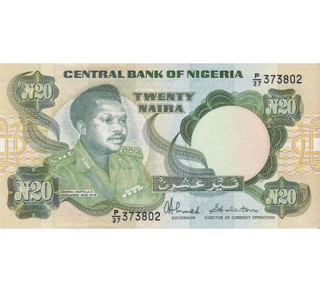 20 naira 2001-2006 Nigeria