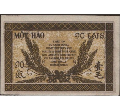 10 cent 1942 Francúzska Indočína