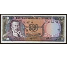 500 sucres 1976-1984 Ekvádor