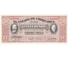 20 pesos 2015 Mexiko Chihuahua