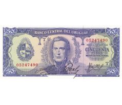 50 pesos 1967 Uruguay