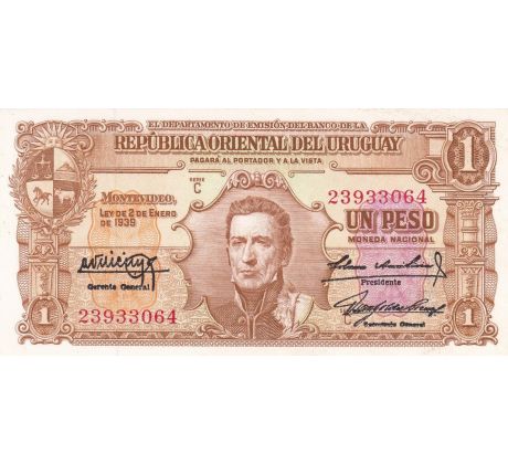 1 peso 1948 Uruguay