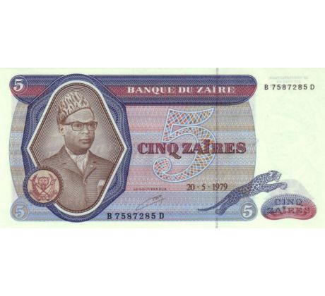 5 zaire 1979-85 Zaire
