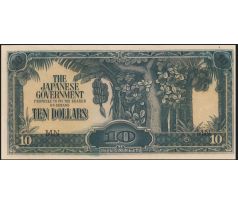 10 dollar 1942-44 Malajzia nadvláda Japonska