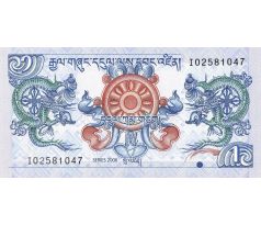 1 ngultrum 2006-19 Bhutan