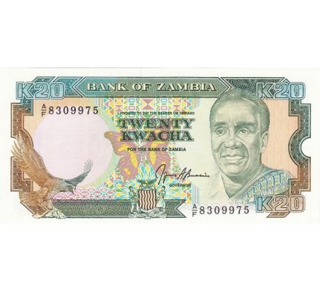 20 kwacha 1989-91 Zambia