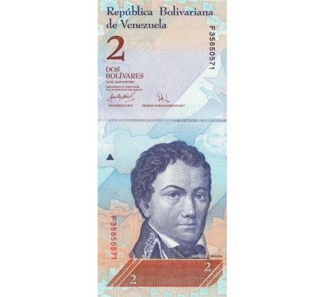 2 bolivares 2004-14 Venezuela