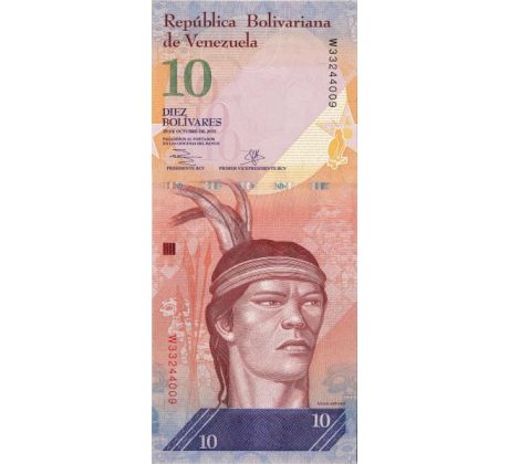 10 bolivares 2007-14 Venezuela