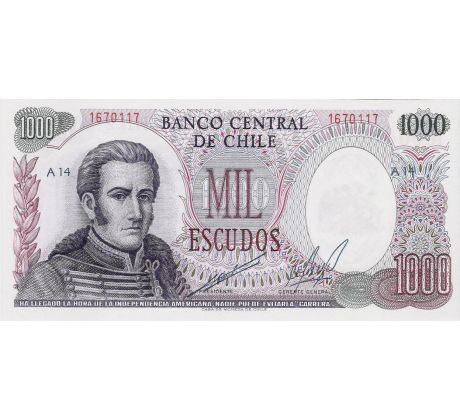 1 000 pesos 1973-75 Chile