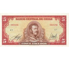 5 pesos 1964-70 Chile
