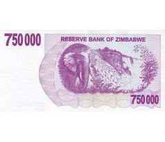 750 000 dollar 2008 Zimbabwe