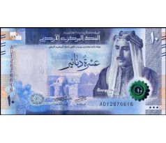 10 dinar 2022 Jordánsko