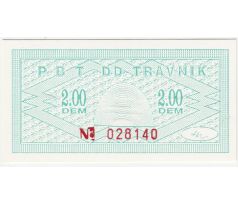 2 marka 1992 Bosna a Hercegovina
