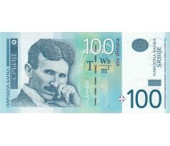 100 dinar 2012-13 Srbsko