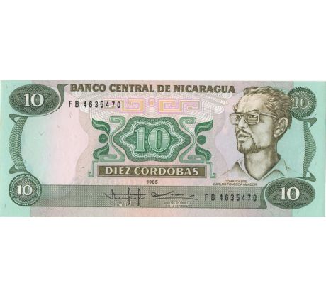 10 cordobas 1985 Nikaragua