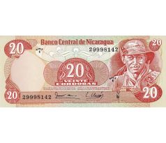20 cordobas 1979 Nikaragua