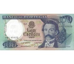 100  escudos 1965-78 Portugalsko