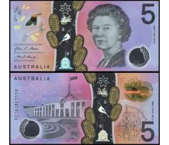10 ks x 5 dolar 2016-21 Austrália