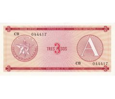 3 pesos 1985 Kuba