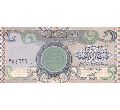 1 núdzový dinár 1992 Irak