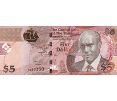 5 dollar 2007-13 Bahamy