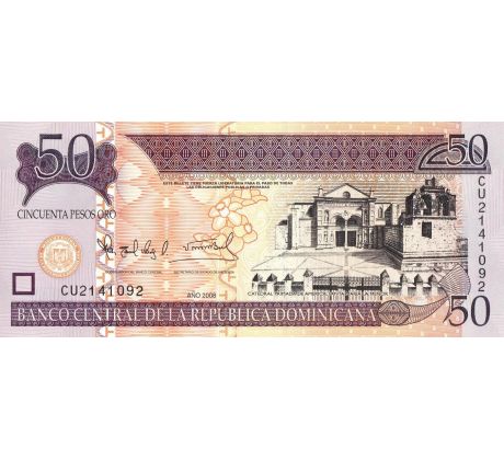50 pesos 2008 Dominikánska republika