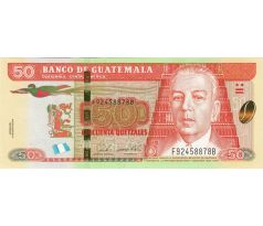 50 quetzales 2012-20 Guatemal