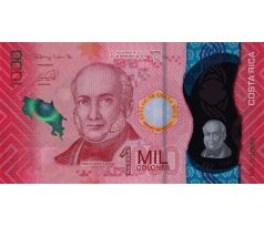 1 000 colones 2019 Kostarika