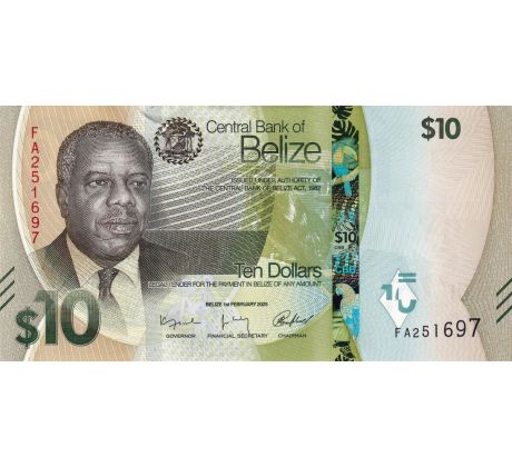 10 dollar  2025 Belize