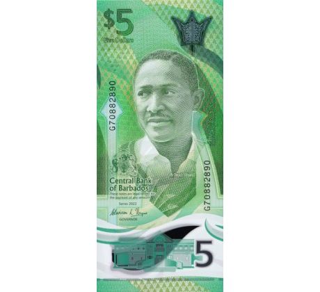 5 dollar 2022-24 Barbados