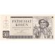 50 kčs 1950 B39 perforácia "S"