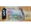 5 dollar 2015-18 Nový Zéland polymer bankovka
