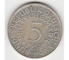 5 marka 1951 G Nemecko
