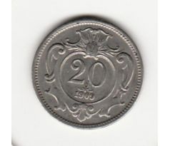 20 heller 1909 Rakúsko Uhorsko