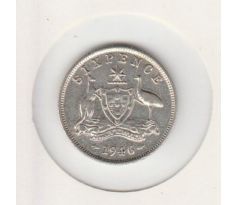 6 pence 1946 Austrália