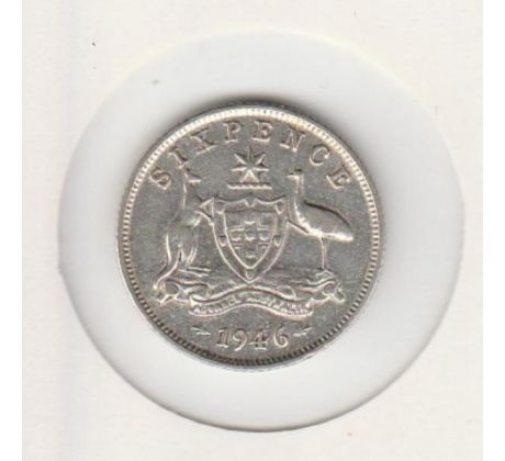 6 pence 1946 Austrália