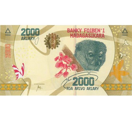 2 000 ariary 2017-23 Madagaskar