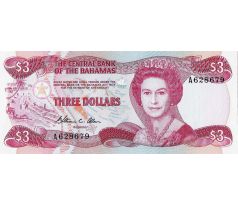 3 dollar 1984 Bahamy
