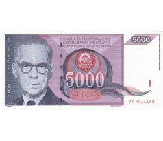 5 000 dinar 1991 Juhoslávia