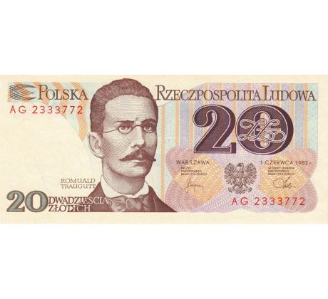 20 zlotých 1982 Polsko