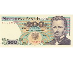 200 zlotých 1976-88 Polsko
