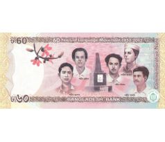 60 taka 2012 Bangladéš pamätná bankovka