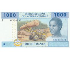 1 000 francs 2002-22 Stredoafrické štáty Rovníková Guinea