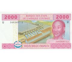 2 000 francs 2002-22 Stredoafrické štáty Kamerun